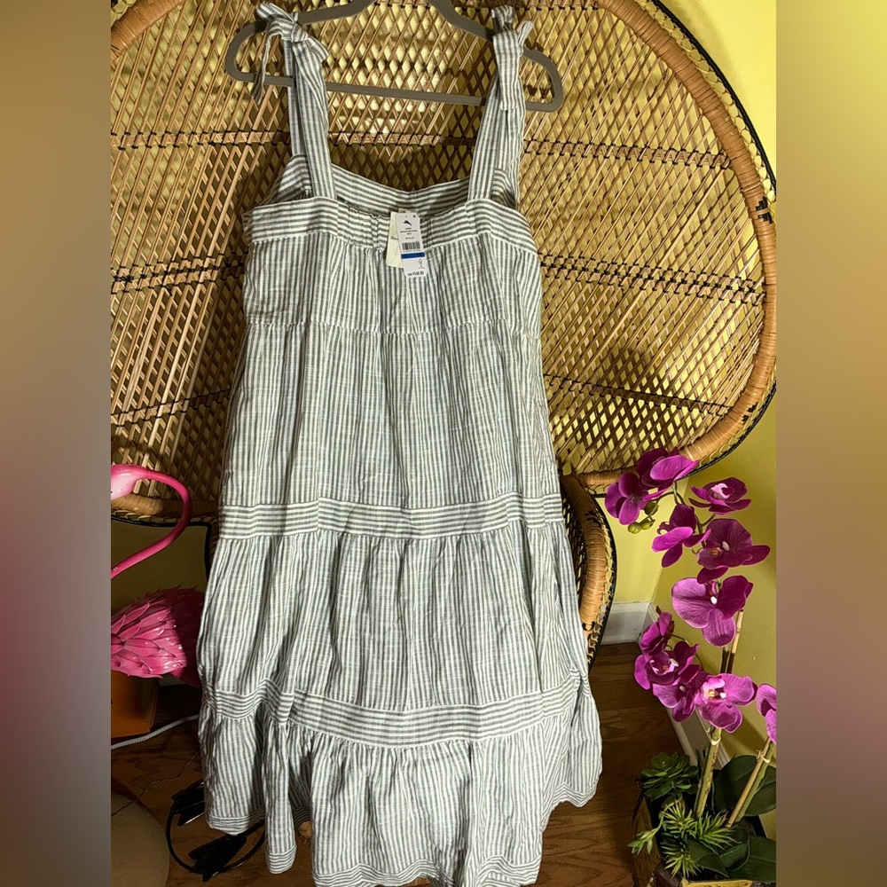 Tommy Bahama NEW WITH TAGS Shoreline Stripe Dress $148.00 Size 14 - Picture 4 of 11